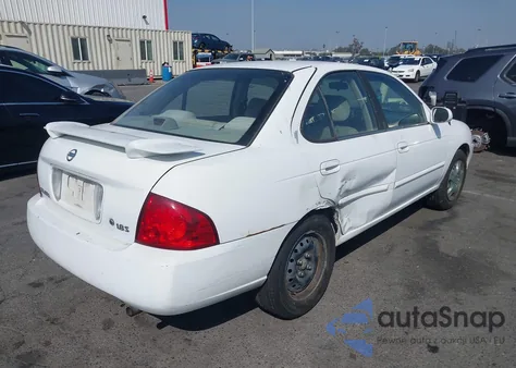 2004 Nissan Sentra 1.8S z USA, uszkodzony, nr VIN 3N1CB51D24L480625